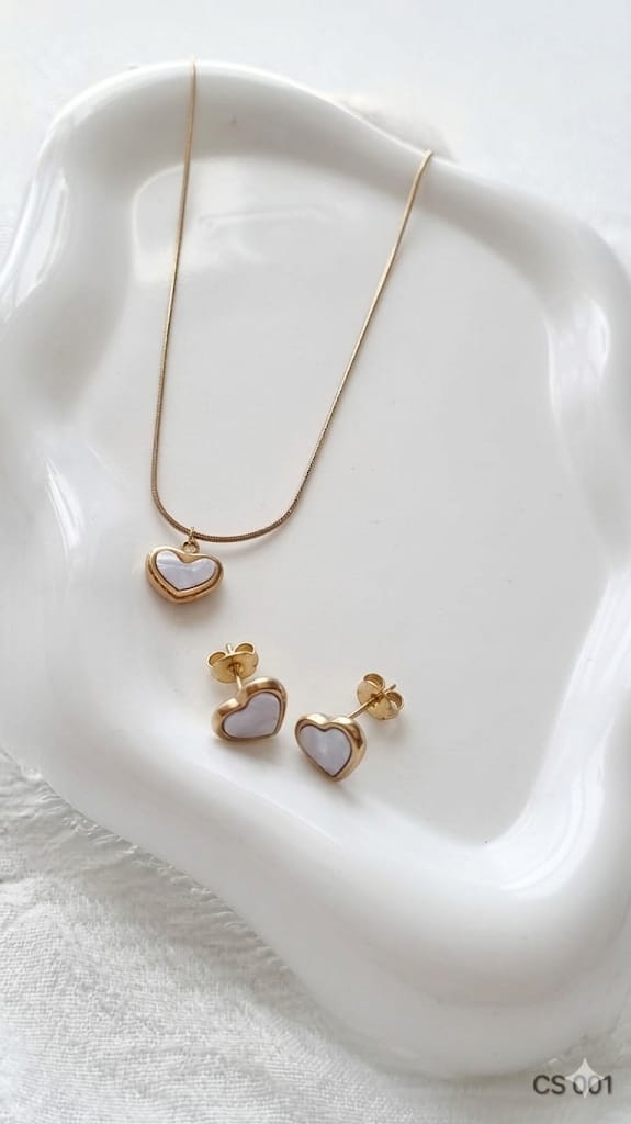CS 001 Anti-tarnish necklace set