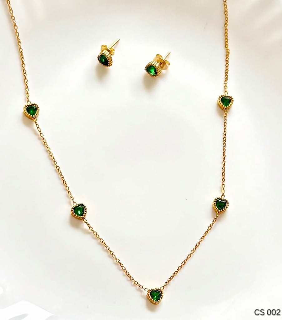 CS 002 Anti-tarnish necklace set