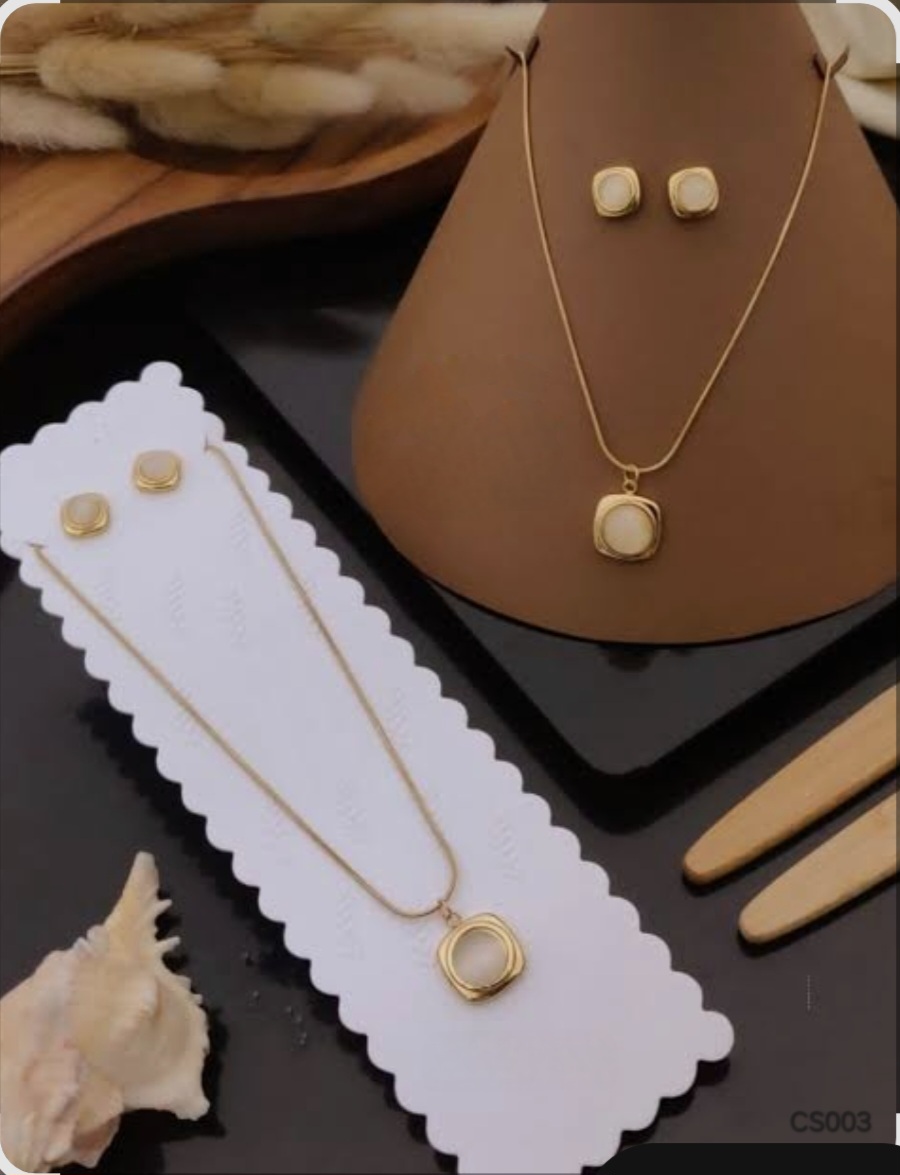 CS 003 Anti-tarnish necklace set